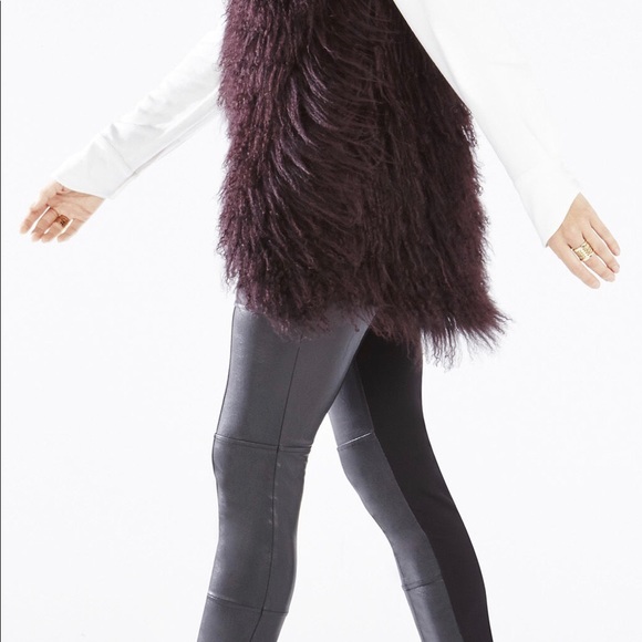 🔥BCBG MAXAZRIA RUNWAY Mongolian Fur Vest🔥 - Picture 2 of 8